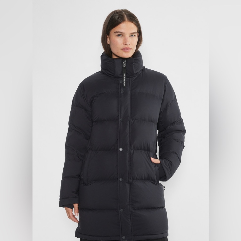 Aritzia THE SUPER PUFF Mid Black Puffer Coat XXS